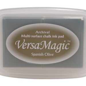 Tsukineko - VersaMagic - Archival Chalk Pigment Ink - Pad - Olive