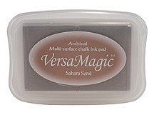 Tsukineko - VersaMagic - Archival Chalk Pigment Ink - Pad - Sahara Sand