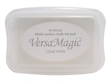 Tsukineko - VersaMagic - Archival Chalk Pigment Ink - Pad - Cloud White