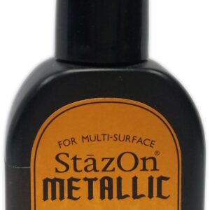 Tsukineko - StazOn - Solvent Ink - Metallic - Reinker - Copper