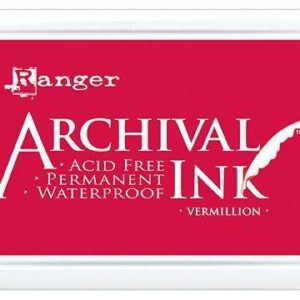 Ranger - Archival Ink - Pad - Jumbo - Vermillion