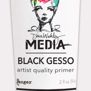 Ranger - Dina Wakley - Media - Gesso - Black (2oz)