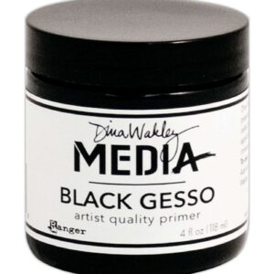 Ranger - Dina Wakley - Media - Gesso - Black (4oz)