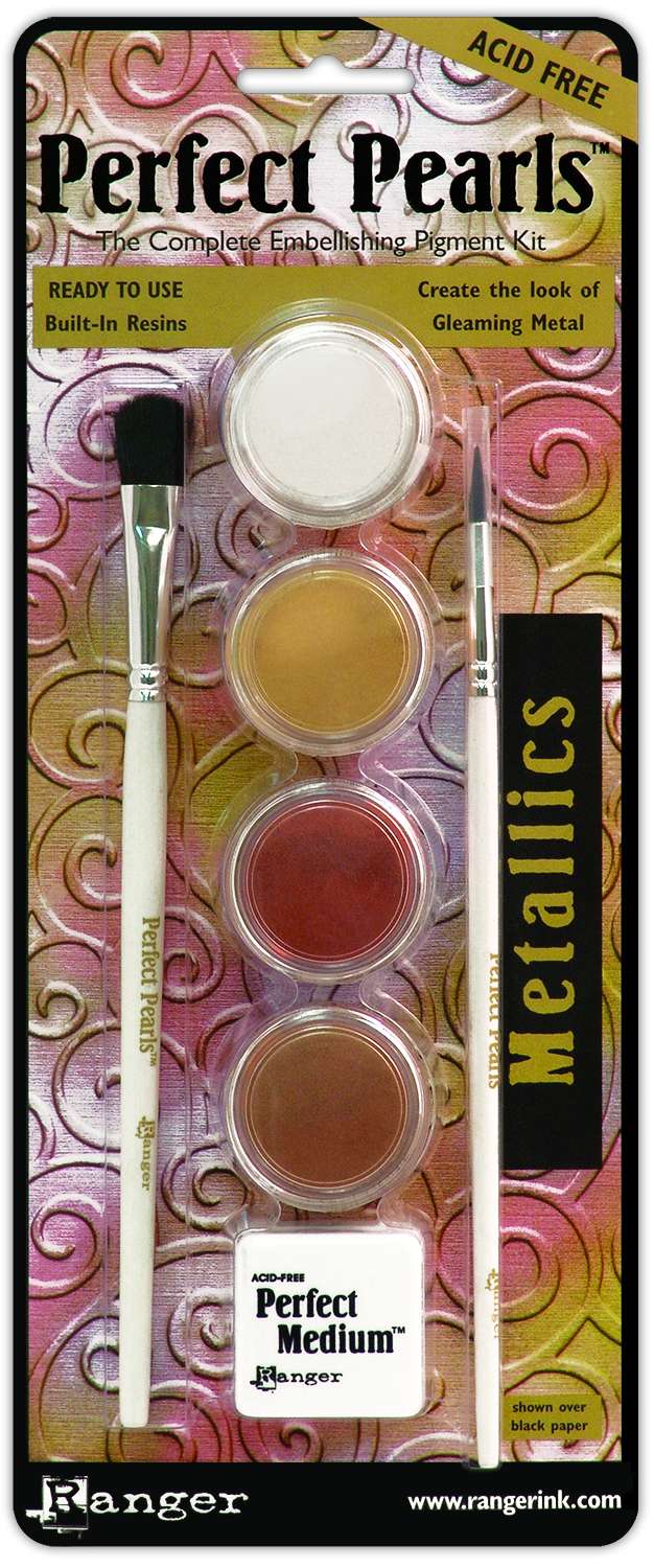 Ranger - Perfect Pearls - Pigment Powders - Kit - Metallics