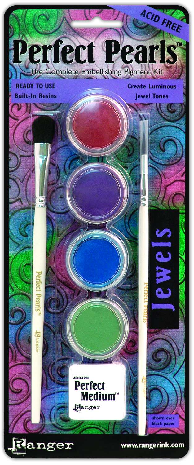 Ranger - Perfect Pearls - Pigment Powders - Kit - Jewels