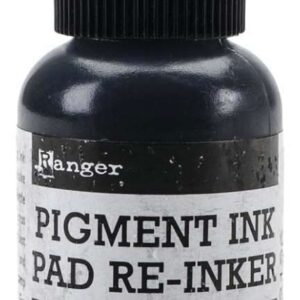 Ranger - Dye Pigment Ink Pad - Reinker - Black Tie