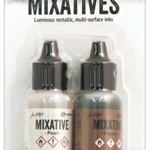Ranger - Tim Holtz - Metallic Mixatives - Pearl and Copper