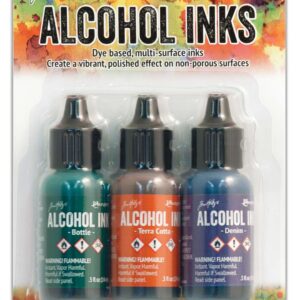 Ranger - Tim Holtz - Alcohol Ink Set - Rustic Lodge