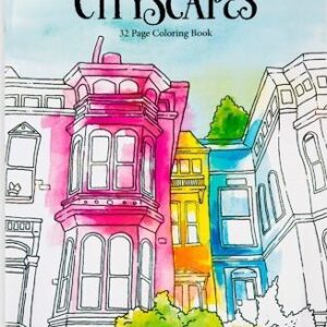Darice - Adult Coloring Book - CityScapes
