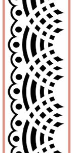 Darice - Embossing Folder - Border Lace