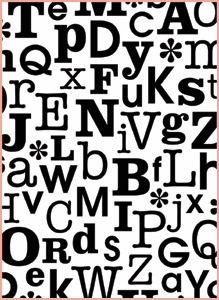 Darice - Embossing Folder - ABC's