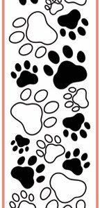 Darice - Embossing Folder - Border Folder - Paw Print
