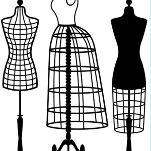 Darice - Embossing Folder - Dress Form Large