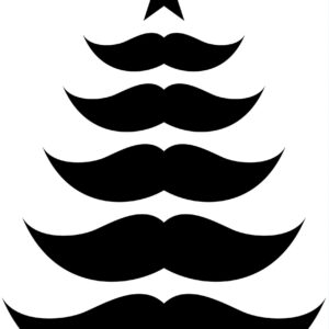 Darice - Embossing Folder - Christmas Moustache
