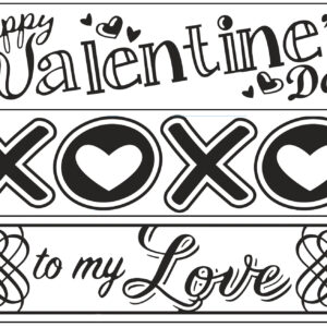 Darice - Embossing Folder - 3 Piece Set - Valentine