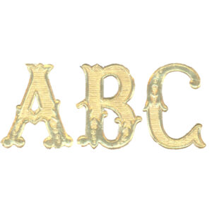 Gary Burlin - Embossed Colored Foils - Alphabet