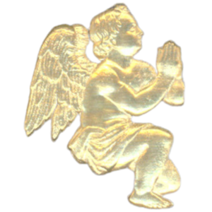 Gary Burlin - Embossed Colored Foils - Praying Angel