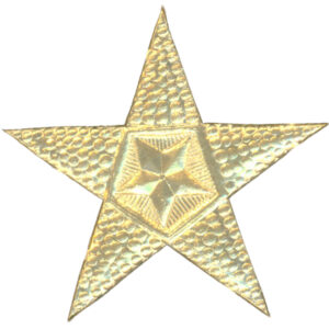 Gary Burlin - Embossed Colored Foils - Star