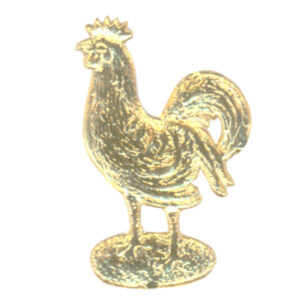 Gary Burlin - Embossed Colored Foils - Rooster