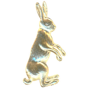 Gary Burlin - Embossed Colored Foils - Rabbit