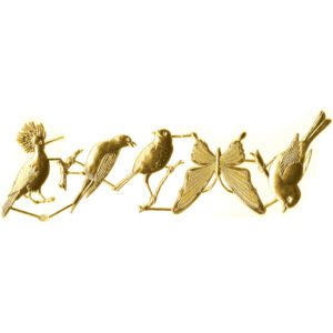 Gary Burlin - Embossed Colored Foils - Butterfly & Birds