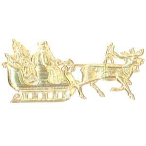 Gary Burlin - Embossed Colored Foils - Santa Sleigh