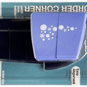 Fiskars - Border & Corner Punch - Snow Bubbles