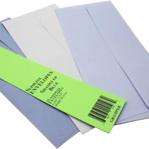 A10 Slimline Envelopes - Shades of Blue - 1 Pack