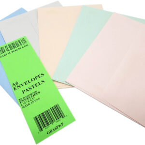 A6 Envelopes - Pastels - 1 Pack
