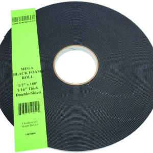 Gary's Giant Foam Roll - Black (1/2" x 36yd)