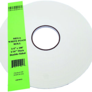 Gary's Giant Foam Roll - White (1/4" x 36yd)