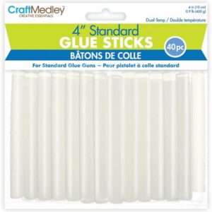MultiCraft - CraftMedley - Standard Glue Sticks (40 Pieces)