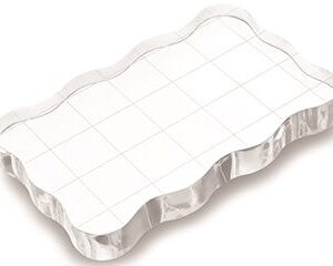 MultiCraft - Acrylic Grid Stamp Block - Small (2"x3")