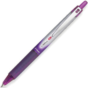 Pilot - VBALL - Retractable Rolling Ball Pen - Fine - Purple