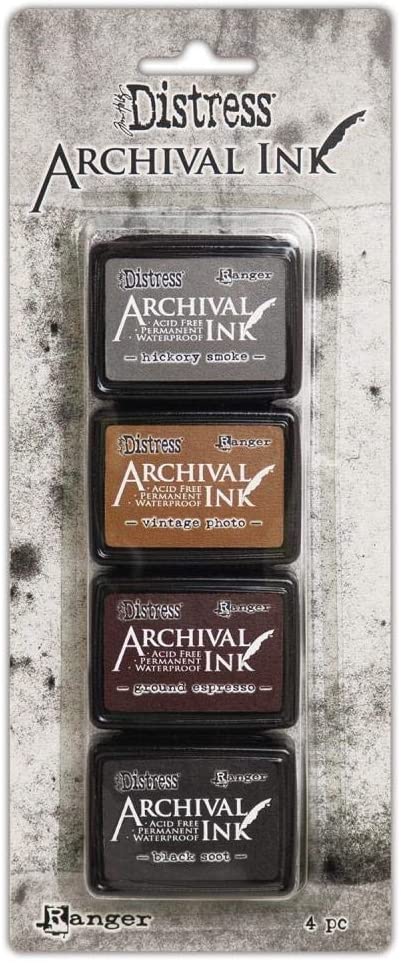 Ranger - Tim Holtz - Distress Archival Mini Ink Kit #3