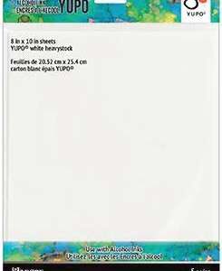 Ranger - Tim Holtz - Alcohol Ink - Yupo Cardstock - White Heavystock