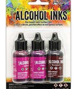 Ranger - Tim Holtz - Alcohol Ink Kit - Pink/Red Spectrum