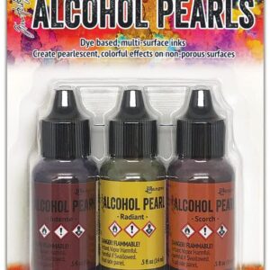 Ranger - Tim Holtz - Alcohol Pearls - Kit 5 (Intense, Radiant, Scorch)
