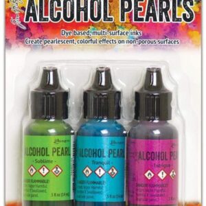 Ranger - Tim Holtz - Alcohol Pearls - Kit 2 (Sublime, Tranquil, Intrigue)