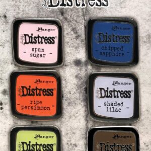 Ranger - Tim Holtz - Distress Enamel Pin Set #6