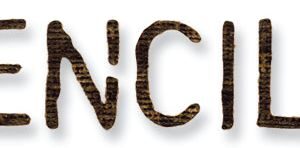 Sizzix - Tim Holtz - Sizzlits - Alphabet Die - Stenciled