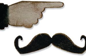 Sizzix - Tim Holtz - Movers & Shapers - Mini Mustache & Pointed Finger