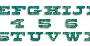 Sizzix - Tim Holtz - Sizzlits - Alphabet Die - Boardwalk