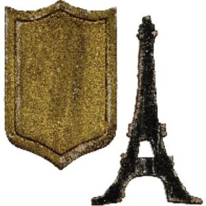 Sizzix - Tim Holtz - Movers & Shapers - Mini Eiffel Tower & Shield