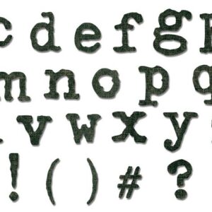 Sizzix - Tim Holtz - Bigz XL - Alphabet Die - Typo Lower