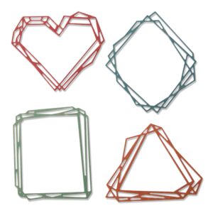 Sizzix - Tim Holtz - Thinlits - Geo Frames (4 Pieces)