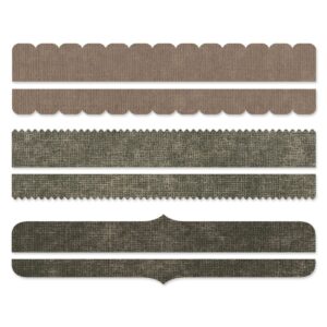 Sizzix - Tim Holtz - Thinlits - Decorative Trims (6 Pieces)