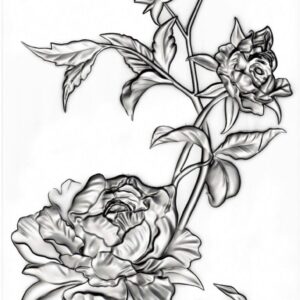 Sizzix - Tim Holtz - Mini 3D Texture Fades Embossing Folder - Mini Roses
