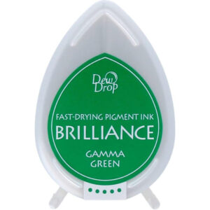 Tsukineko - Brilliance - Pigment Ink - Dew Drop - Gamma Green