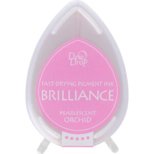 Tsukineko - Brilliance - Pigment Ink - Dew Drop - Pearlescent Orchid